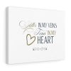 Scripture Canvas Glitter In My Veins Christian Bible Verse Meaningful Framed Prints, Canvas Paintings - Image 2