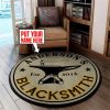 Personalized Blacksmith Round Mat Round Floor Mat Room Rugs Carpet Outdoor Rug Washable Rugs