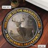 Personalized Deer Hunting Home Decor Round Rug, Carpet 10535 - Image 2