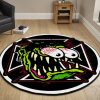 Rat Fink Hot Rod Garage Round Mat Round Floor Mat Room Rugs Carpet Outdoor Rug Washable Rugs - Image 3